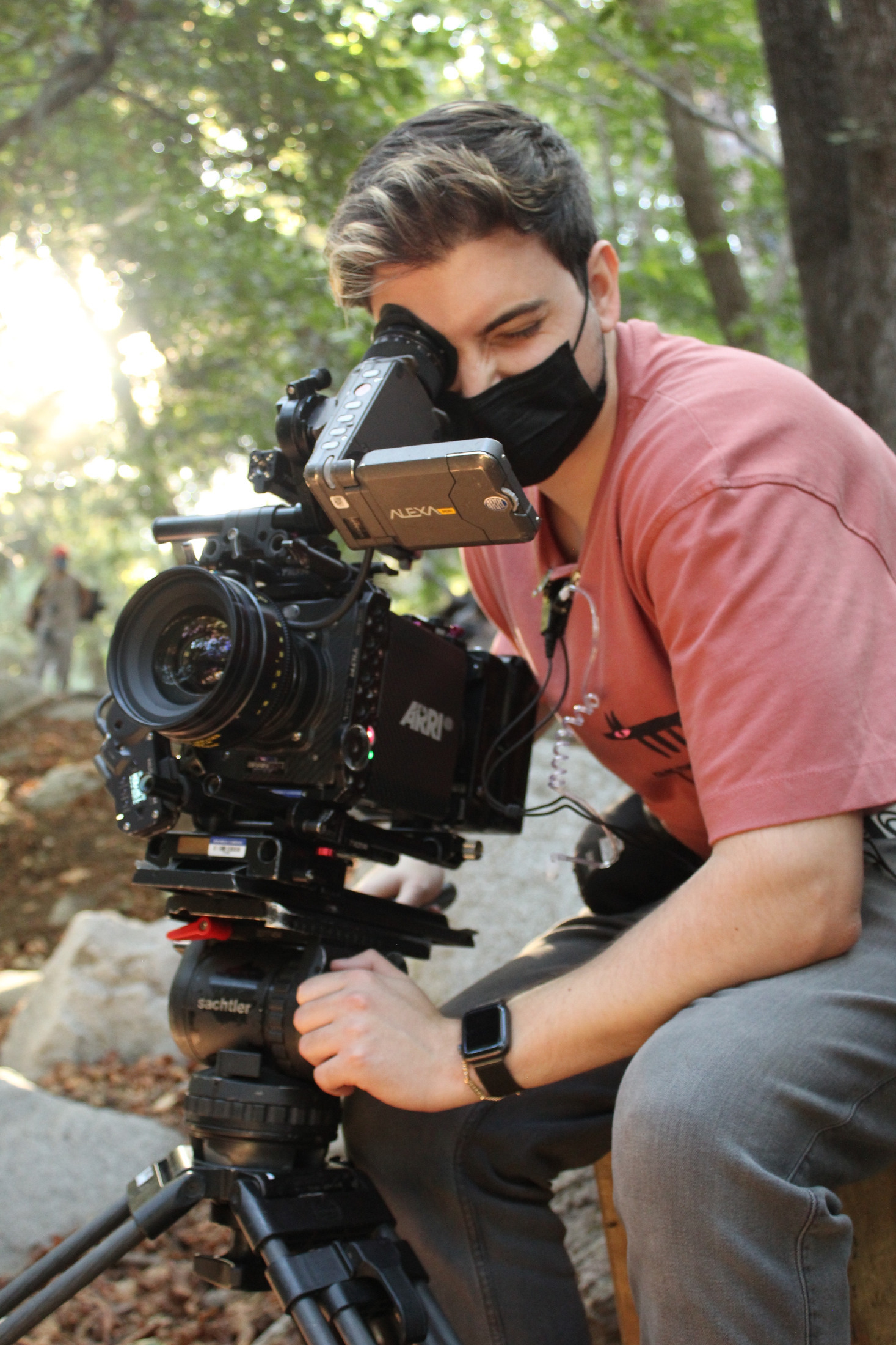 Camera setup on set
