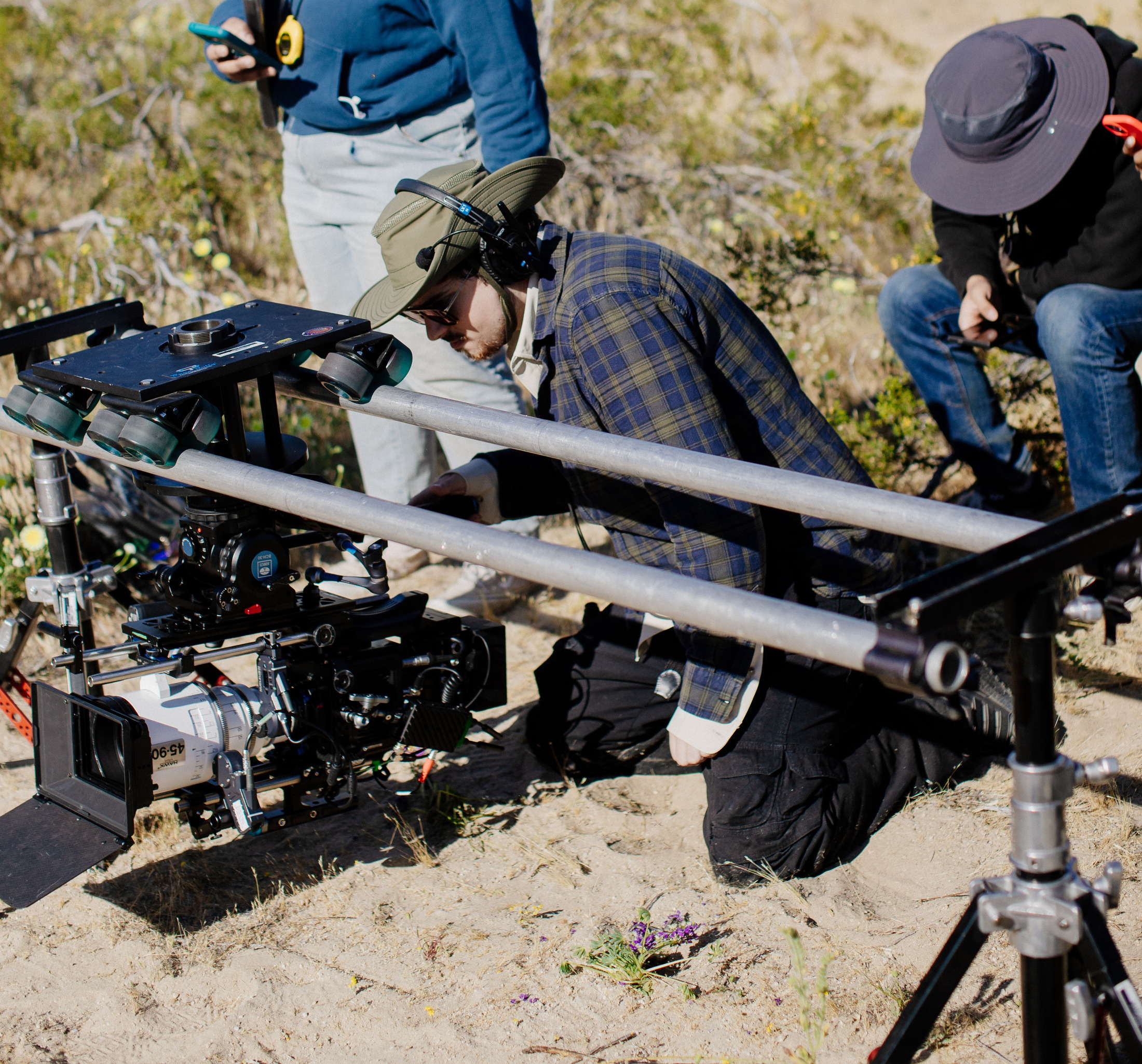 Cinematographer on location