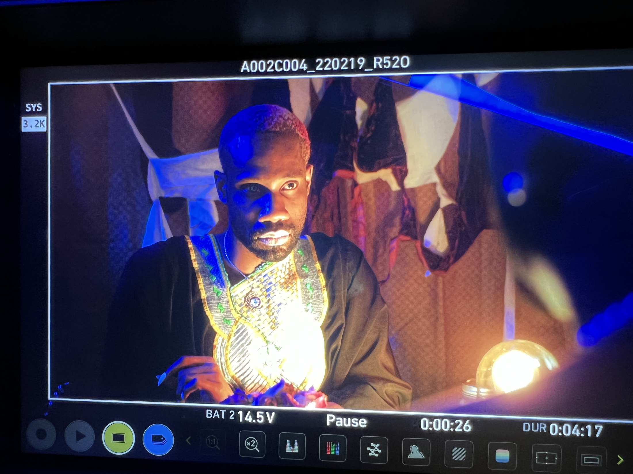 Castro behind the scenes