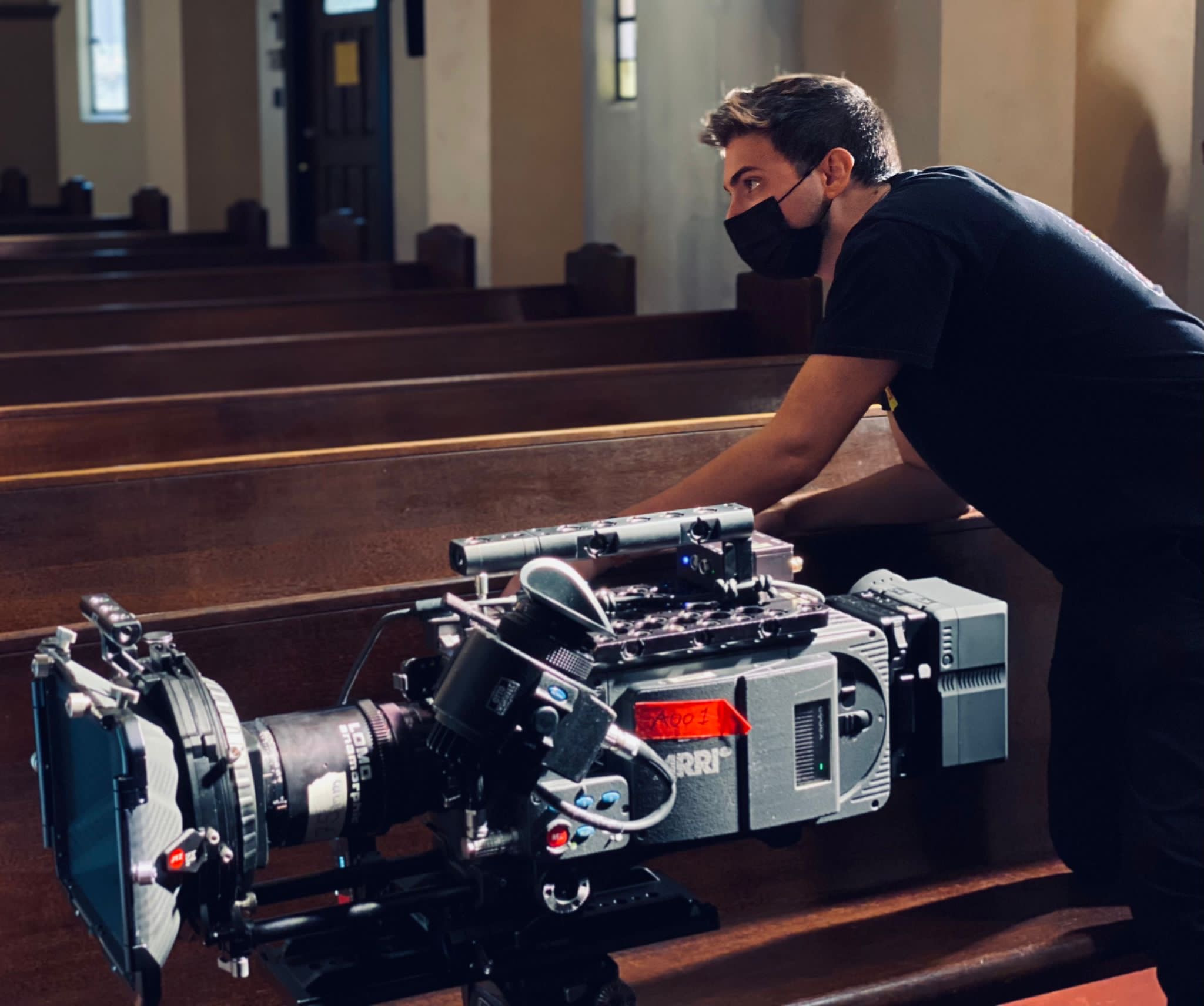 Priest behind the scenes