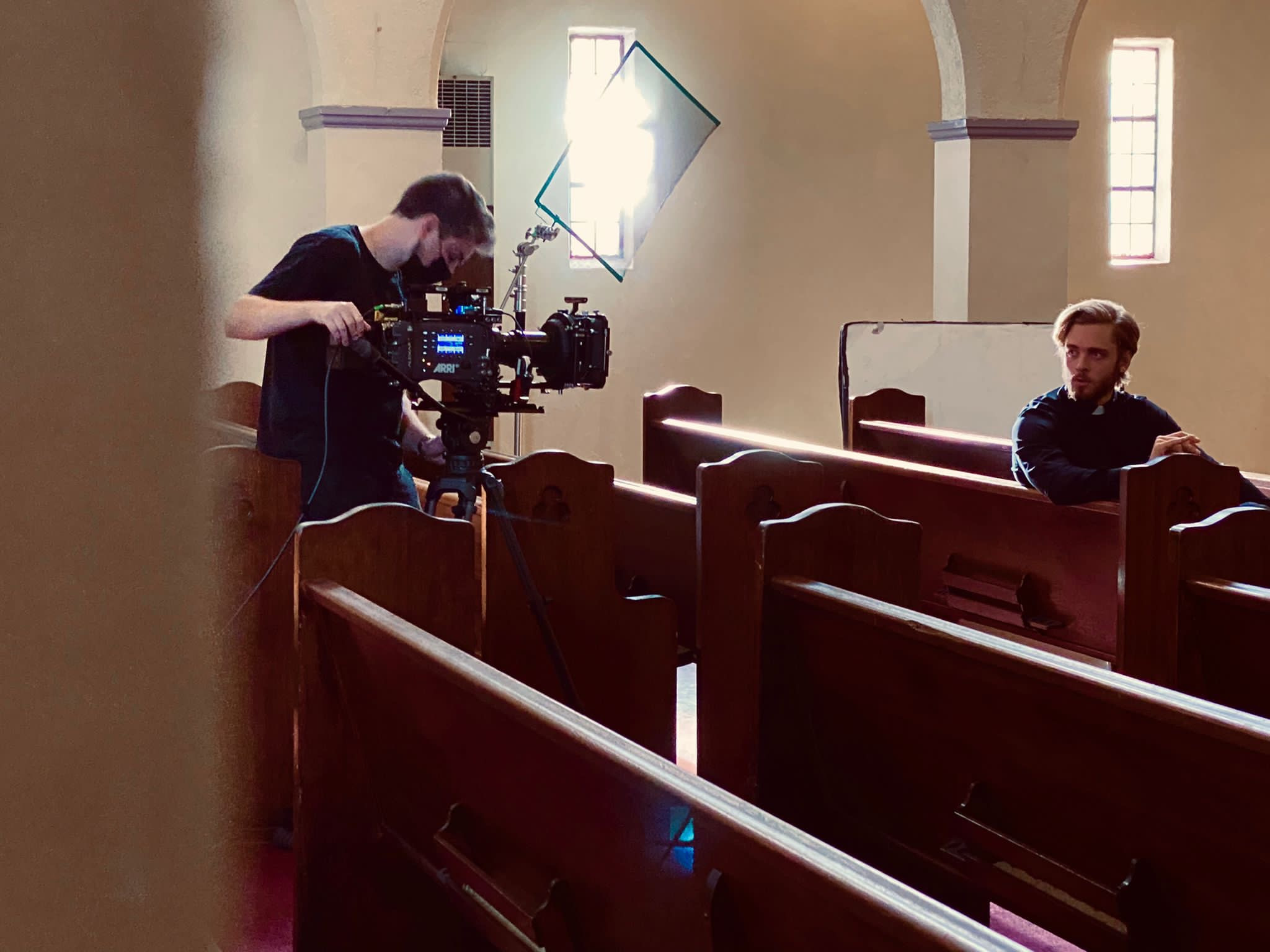 Priest behind the scenes