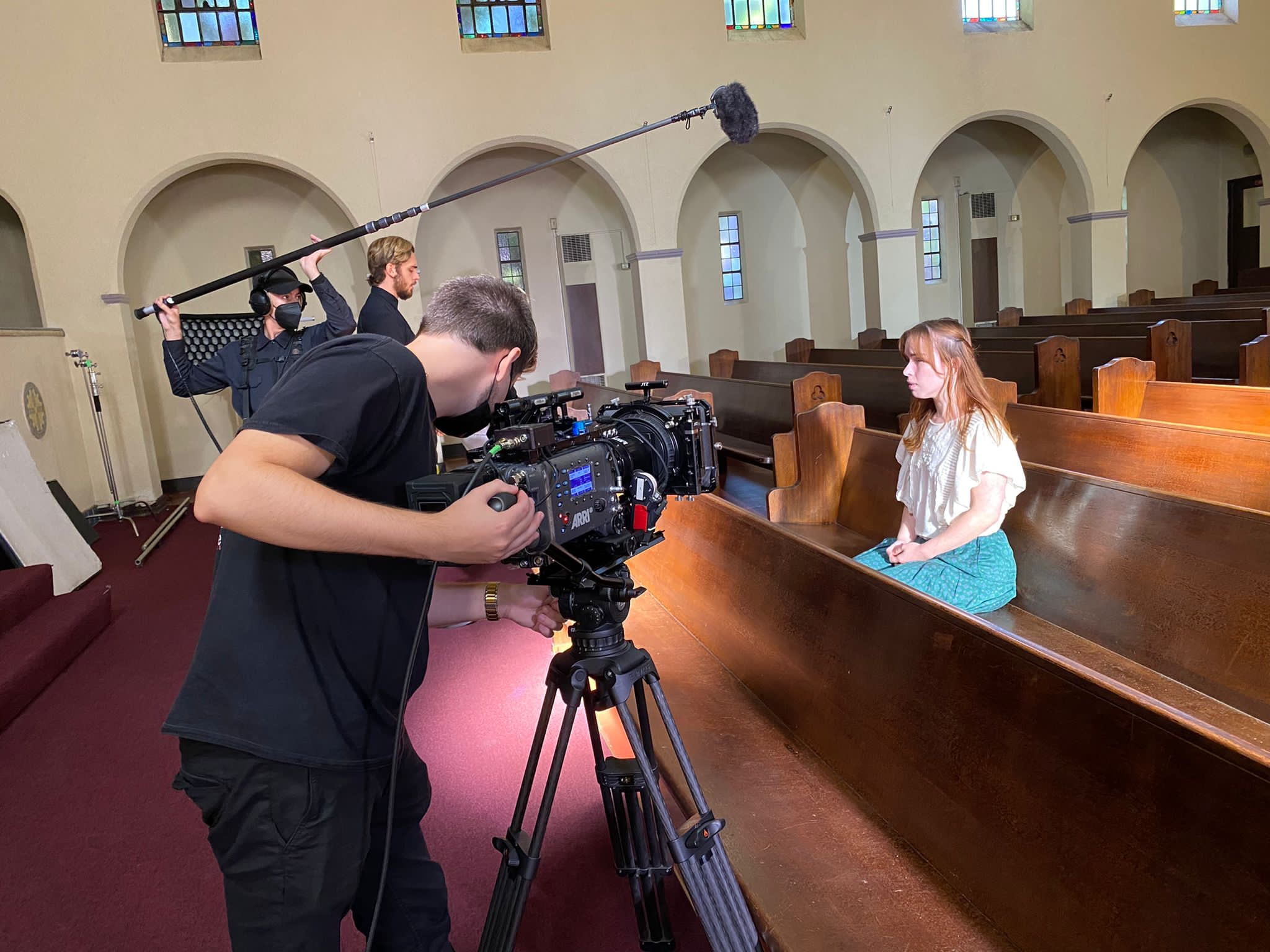 Priest behind the scenes